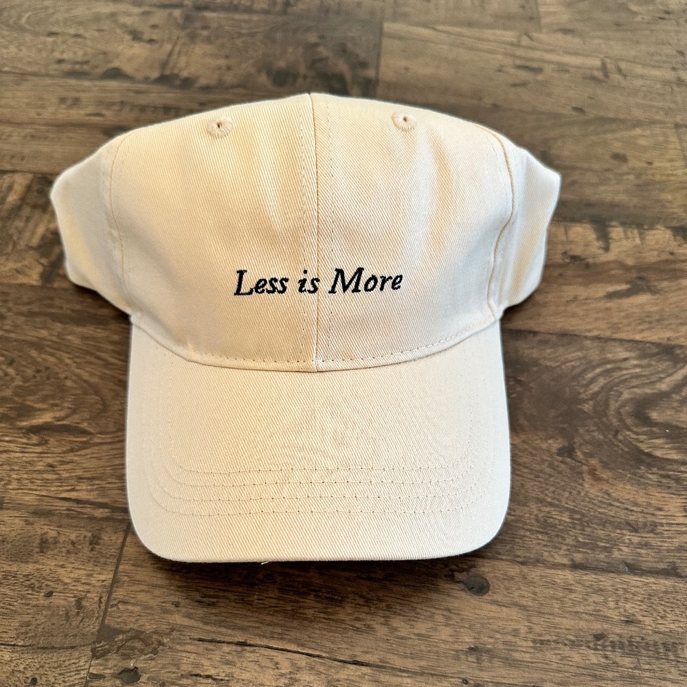 Merit Beauty Less is More baseball hat